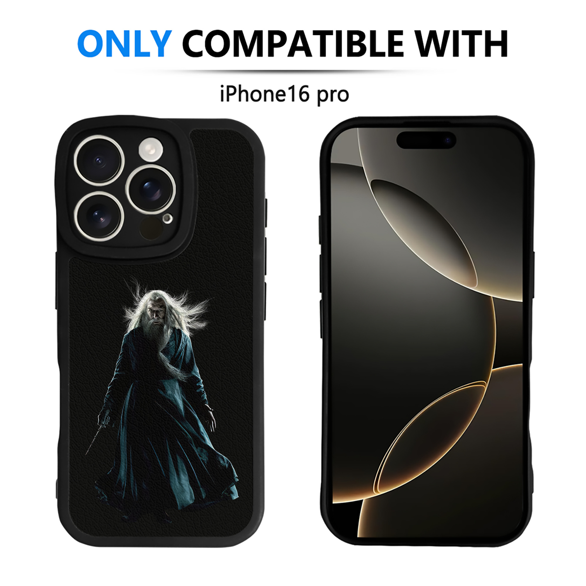 （画像用） Harry Potter ハリー・ポッターシリーズ 【iPhone 16シリーズ対応】シリコンスマホケース（レザー調） 材質：シリコン